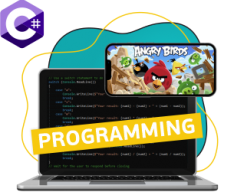 Программирование на C#. Удивительный мир 2D-игр - КИБЕРшкола программирования для детей, компьютерные курсы для школьников, начинающих и подростков - KIBERone г. Серпухов