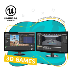 Unreal Engine 4. Игровой движок - КИБЕРшкола программирования для детей, компьютерные курсы для школьников, начинающих и подростков - KIBERone г. Серпухов