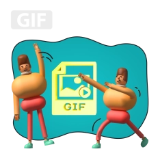 Gif-анимация - КИБЕРшкола программирования для детей, компьютерные курсы для школьников, начинающих и подростков - KIBERone г. Серпухов