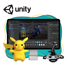 Мир игр на Unity 2D на популярном движке + AI-помощники - КИБЕРшкола программирования для детей, компьютерные курсы для школьников, начинающих и подростков - KIBERone г. Серпухов