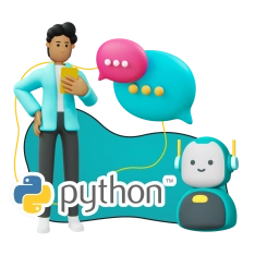 Умный чат-бот на Python на Telegram - КИБЕРшкола программирования для детей, компьютерные курсы для школьников, начинающих и подростков - KIBERone г. Серпухов